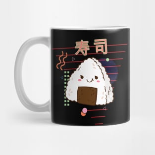 Cute sushi retro kawaii otaku 90s japanese aesthetic Mug